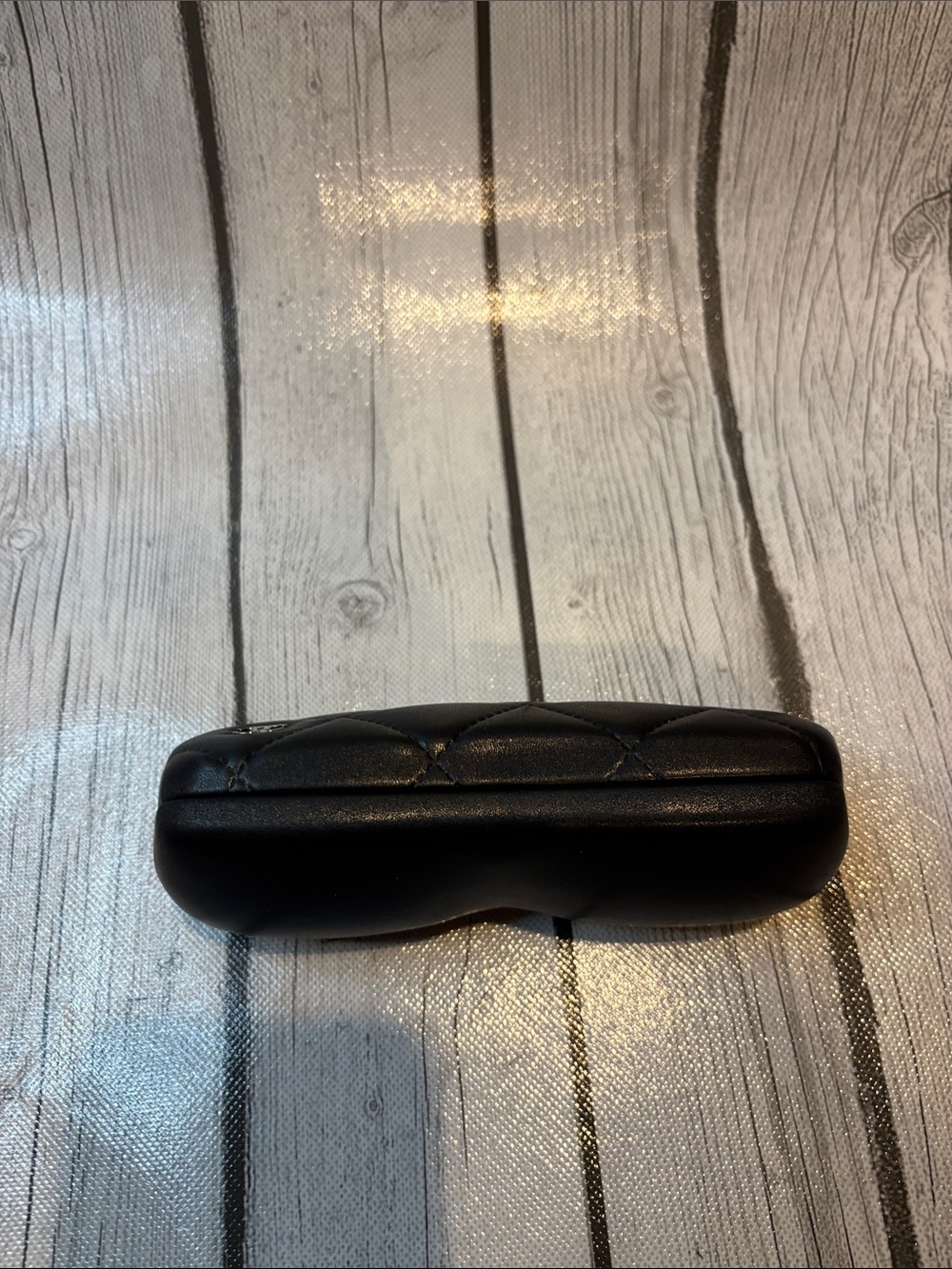 CHANEL Black Quilted Leather Glasses Case - Picture 4 of 11